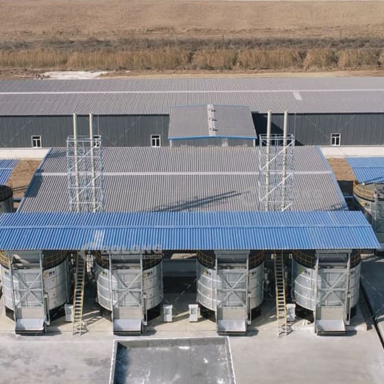 High efficiency fermentation tanks