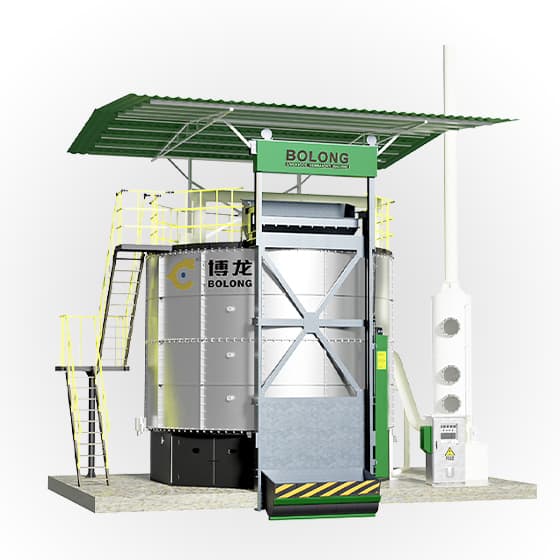 integrated design Urban sludge compost tank